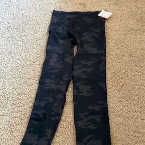 Spanx black camo small with tags.
